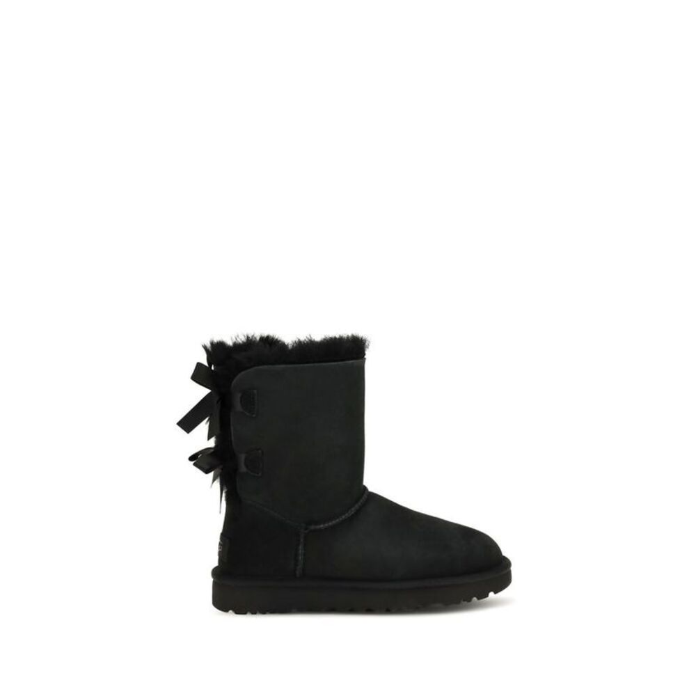 UGG Black Calf Leather Bos Taurus Women's Boots